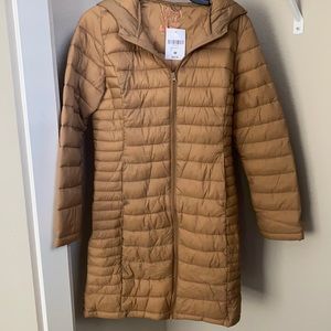 Forever 21 Lightweight Long Puff Jacket